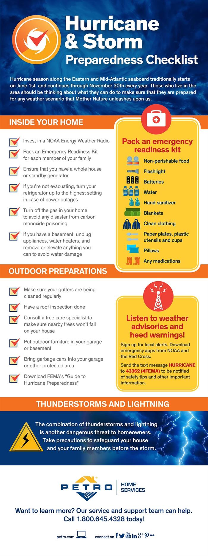 Hurricane & Storm Infographic