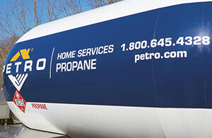Petro propane truck